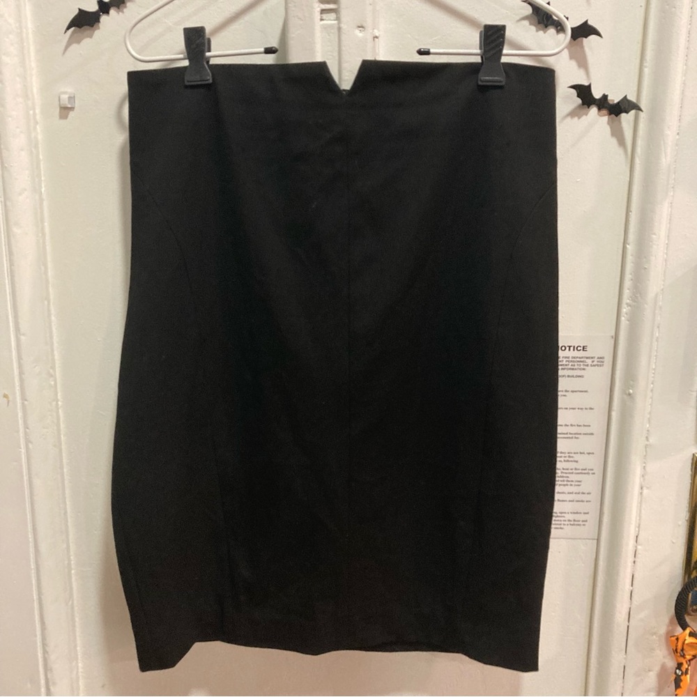 Black Express Pencil Skirt